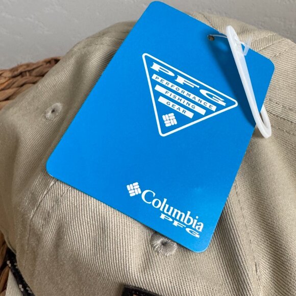 NWT-Columbia PFG Back Tack Snap Back Hat-Tan Unisex OS - Picture 5 of 6